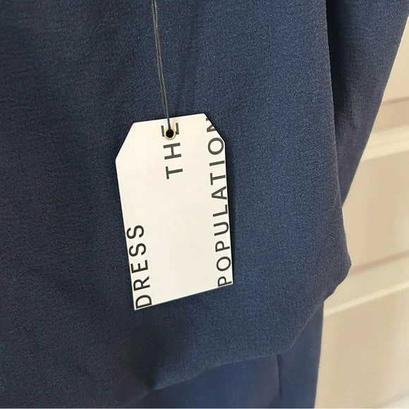 NWT Dress The Population Alondra Dress Midnight Blue - Picture 5 of 6